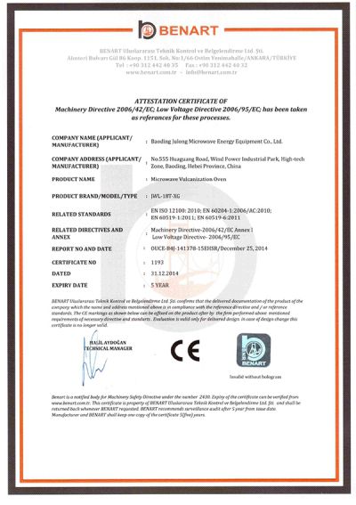Certificado da tabela de aplicação do adesivo de flocagem